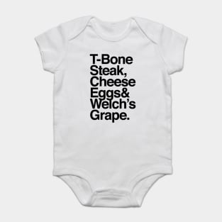 Simple Design || T-Bone Steak Baby Bodysuit